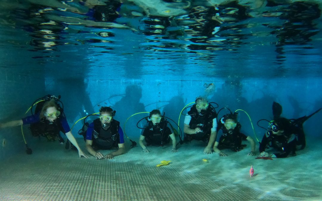 teampause unter Wasser
